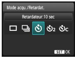 CANON EOS 77D - Sélectionnez le retardateur. - 1