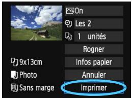 CANON EOS 77D - Définissez le nombre de copies. - 1