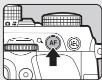 PENTAX KP - Mise au point sur le sujet en utilisant le bouton AF - 1