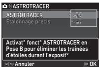 PENTAX KP - Réglage de l'ASTROTRACER - 1