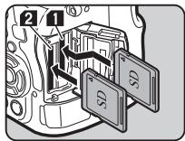 PENTAX KP - Insertion d'une carte mémoire - 2