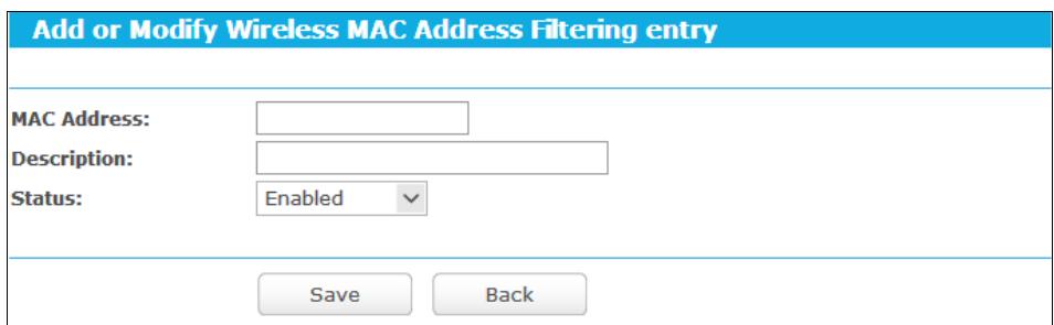 TP-LINK TD-W8968 - Wireless MAC Filtering - 2