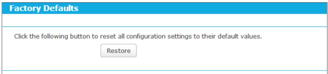 TP-LINK TD-W8968 - Factory Defaults - 1