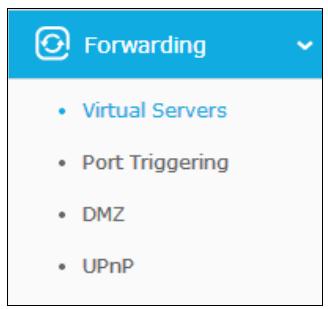 TP-LINK TD-W8968 - Forwarding - 1