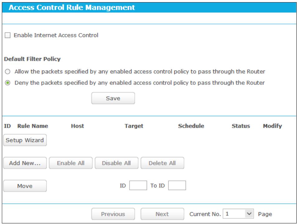 TP-LINK TD-W8968 - Rule - 1