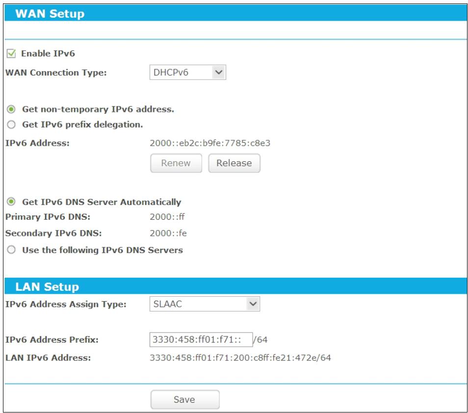 TP-LINK TD-W8968 - 1) DHCPv6 - 1