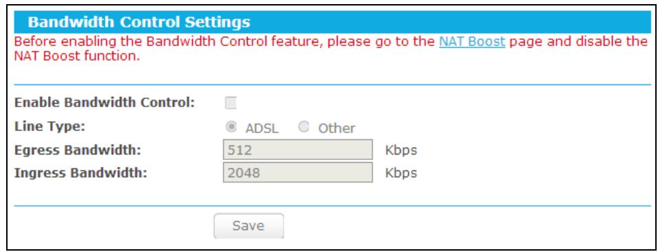 TP-LINK TD-W8968 - Control Settings - 1