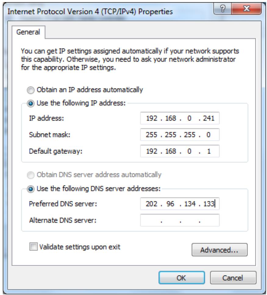 TP-LINK TD-W8968 - Setting IP address manually - 1