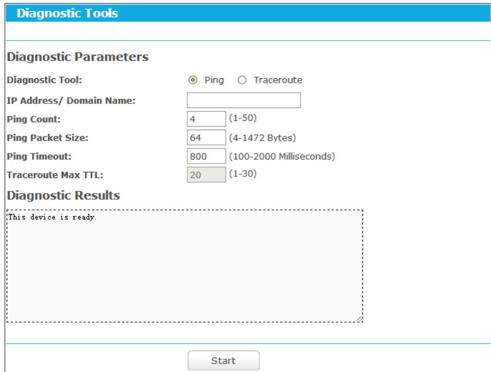 TP-LINK TD-W8968 - Diagnostic - 1