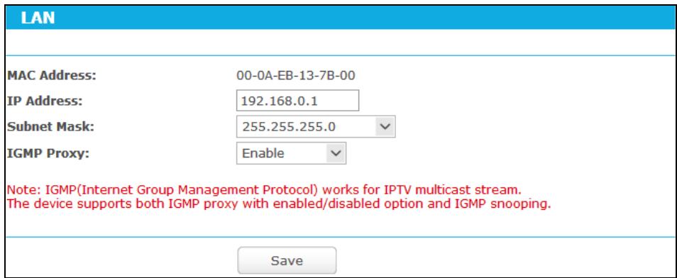 TP-LINK TD-W8968 - LAN - 1