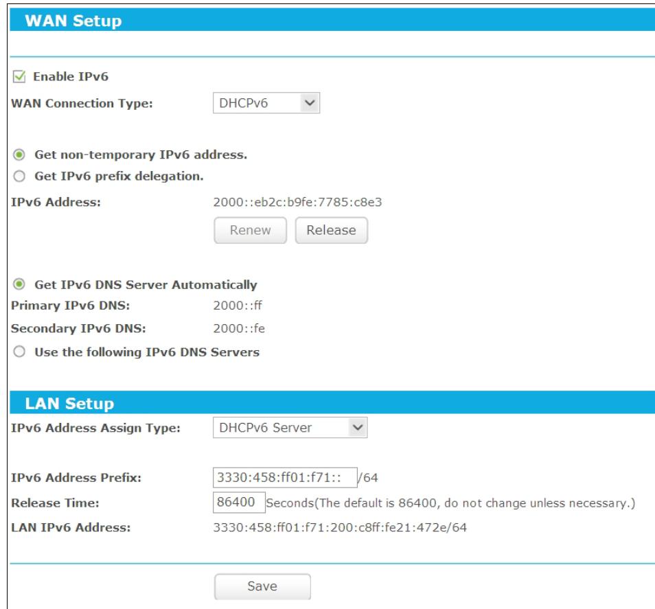 TP-LINK TD-W8968 - 1) DHCPv6 - 2