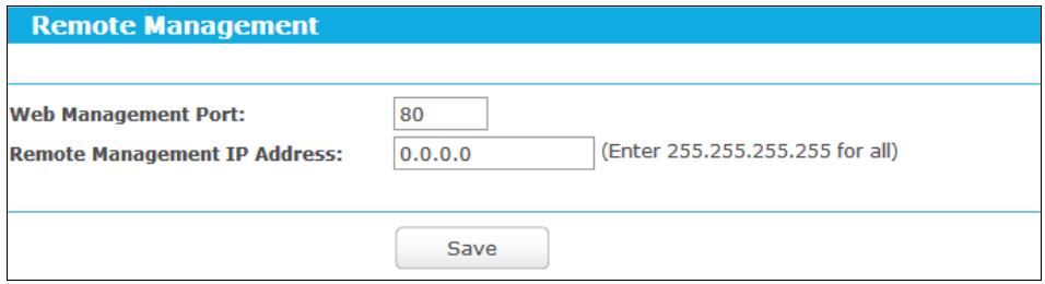 TP-LINK TD-W8968 - Remote Management - 1