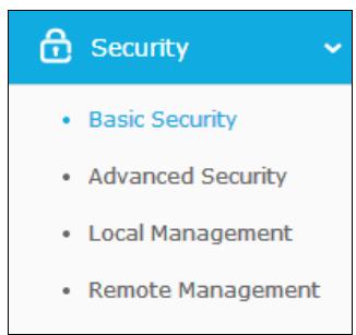TP-LINK TD-W8968 - Security - 1