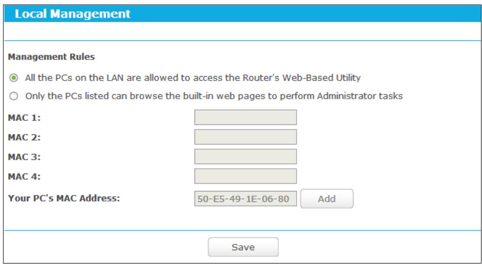 TP-LINK TD-W8968 - Local Management - 1