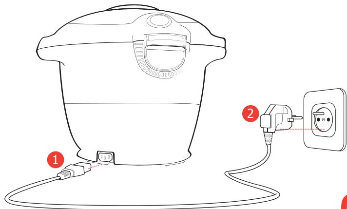 MOULINEX VOLUPTA HF404110 - mise en fonctionnement - 1