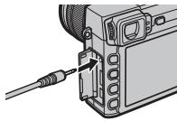 FUJIFILM X-T20 - Utilisation d'un microphone externe - 1