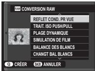 FUJIFILM X-T20 - Création de copies JPEG à partir de photos RAW - 1