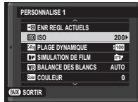 FUJIFILM X-T20 - Enregistrement des réglages - 2