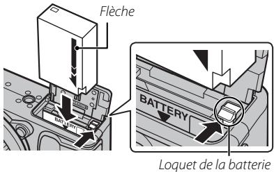 FUJIFILM X-T20 - Insérez la batterie. - 1