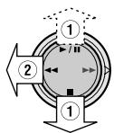 SHARP HI8 - Press or / (1) to focus on the subject, then press (2). - 1