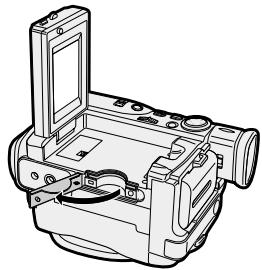 SHARP HI8 - Inserting a SmartMedia Card - 2