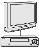 SHARP HI8 - Connect the camcorder to your TV (or VCR) with the supplied audio/video cable, as shown. - 2