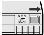 SHARP HI8 - To protect recordings against accidental erasure - 2