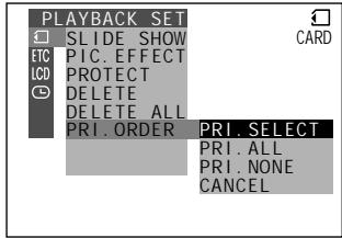 SHARP HI8 - Assigning Print Order to an Image - 3