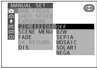 SHARP HI8 - Type of Digital Picture Effects - 4