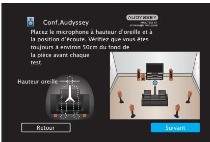 DENON AVRX4300 & AVR-X4300 - Procédure pour les réglages des enceintes (conf. Audyssey®) - 6