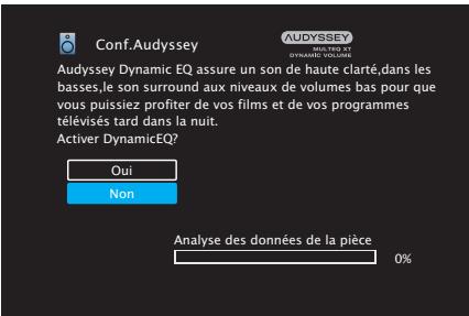 DENON AVRX4300 & AVR-X4300 - Effectuez le paramétrage de audyssey dynamic EQ® et audyssey dynamic volume®. - 1