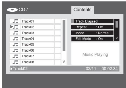 HARMAN KARDON DVD-29 - Programmation d'une liste de lecture à partir d'un CD Audio ou d'une source de données - 2