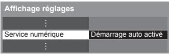 PANASONIC DMW-RSL1 - Sélectionnez [Service numérique] et réglez sur [Démarrage auto activé] - 1