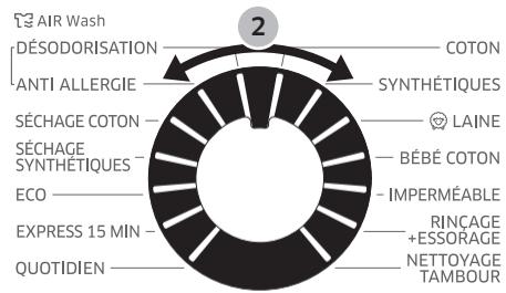 SAMSUNG WD80K5410 OX - Étapes simples pour démarrer - 1