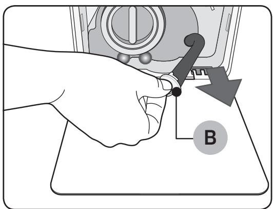 SAMSUNG WD80K5410 OX - Vidange d'urgence - 2