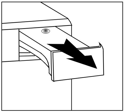 GORENJE D61110 - Emptying the water tank: - 1