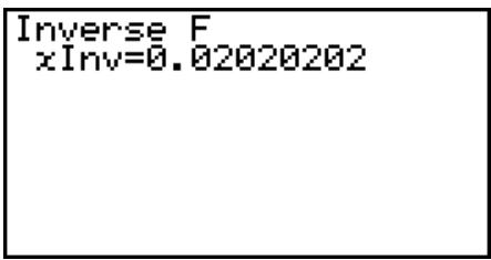 CASIO HR150RCE - - Loi F cumulative inverse - 3