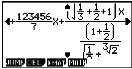 CASIO HR150RCE - Example 2 Ecrire (1 + 25)^2 - 8
