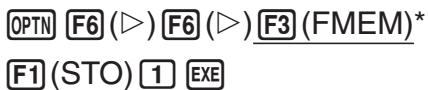 CASIO HR150RCE - Example Sauvegarder la fonction (A + B) (A-B) dans la mémoire de fonctions 1 - 3