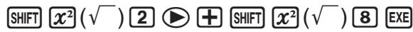 CASIO HR150RCE - ■ Affichage des résultats des calculs comme nombres irrationnels - 1