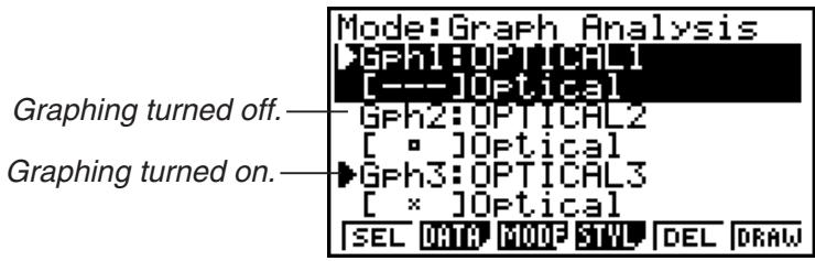CASIO HR150RCE - - To select an analysis mode and draw a graph - 3