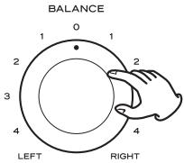 TEAC AI-301DA - How to adjust the balance between the left and right speakers - 2