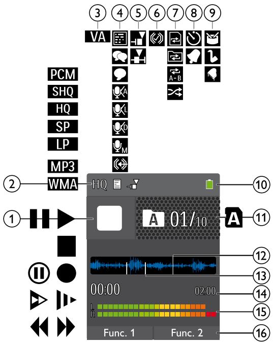 PHILIPS VOICETRACER DVT2050 - Écran de démarrage - 1