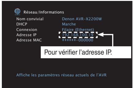 DENON AVR X4300 - AVR X4300H - Contrôle de l'appareil à partir d'un contrôle Web - 1
