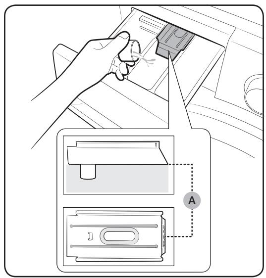 SAMSUNG ECOBUBBLE WD70J5A10AW  -  WD70J5A10AWEF -  ADD WASH WD80K5410OW/EF - Pour permettre des agents de lavage dans le tiroir à lessive - 2