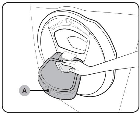 SAMSUNG ECOBUBBLE WD70J5A10AW  -  WD70J5A10AWEF -  ADD WASH WD80K5410OW/EF - Hublot add door - 1
