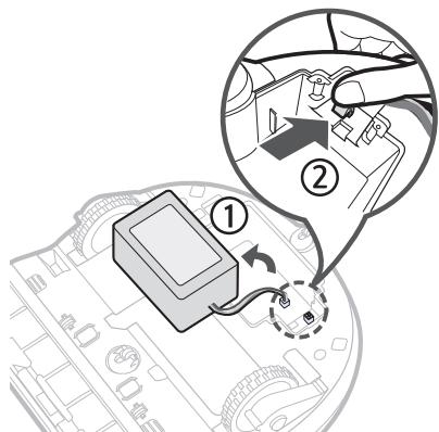 SAMSUNG SR10M701PU5 POWERBOT STAR WARS - SR10M703PW9 POWERBOT STAR WARS - How to remove the battery - 3