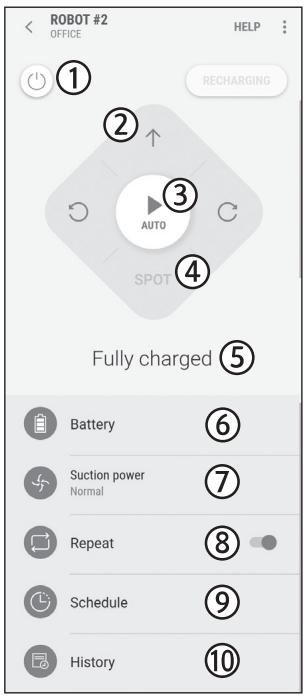SAMSUNG SR10M701PU5 POWERBOT STAR WARS - SR10M703PW9 POWERBOT STAR WARS - Using the Samsung Connect APP - 1