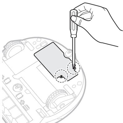 SAMSUNG SR10M701PU5 POWERBOT STAR WARS - SR10M703PW9 POWERBOT STAR WARS - How to remove the battery - 1