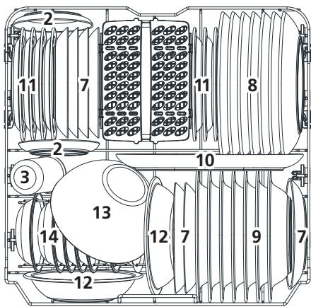 TEKA DFS46750SS - Lower basket: - 1